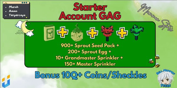 Gambar Product Starter 900+ Sprout Seed Pack & 200+ Sprout Egg (Fix Bonus Sprinkler)