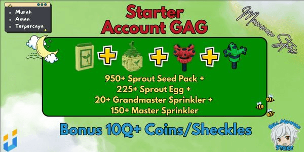 Gambar Product Starter 950+ Sprout Seed Pack & 225 Sprout Egg (Fix Bonus Sprinkler)