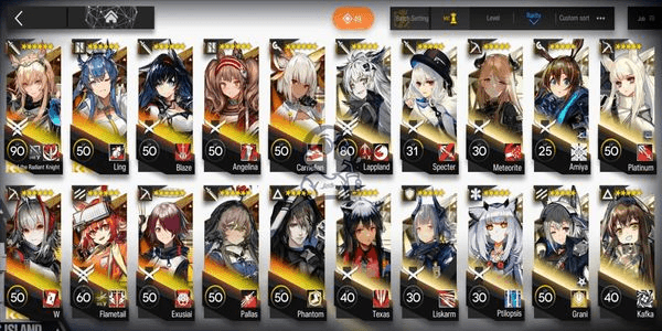 Gambar Product AK GLOBAL STARTERMID 10*6, 3 LIMITED NEARL ALTER, W, LING, FLAMETAIL, BLAZE, EXUSIAI, ANGELINA, PALLAS, CARNELIAN, PHANTOM