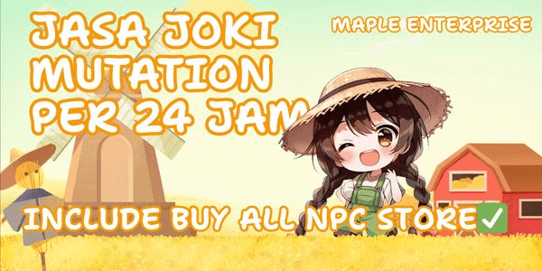 Gambar Product Joki Afk Mutation Per 24 Jam | Grow A Garden