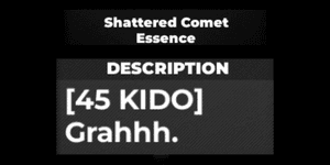 Shattered Comet Essence - Type Soul RBL