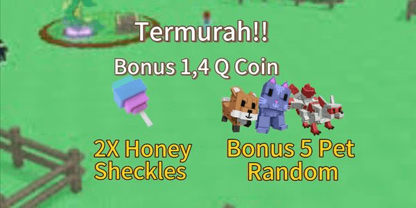 Gambar Product Akun Grow A Garden 1.4 Q Coin 2 Sheckle (Bonus 5 Random Pet) Cheapest!!