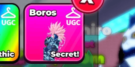 Gambar Product Rainbow Boros (Secret) | Steal Anime!