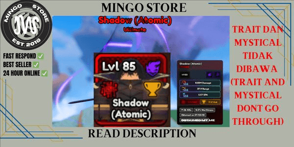 Gambar Product Cid / Shadow Atomic Evo (Ultimate) - Anime Last Stand