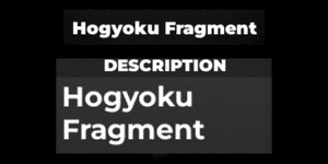 Fragmento de Hogyoku - Type Soul RBL