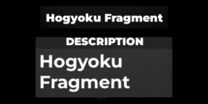 Hogyoku Fragment - Type Soul RBL