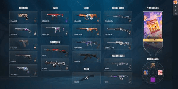 Gambar Product Valorant Account Level 80+ (Vandal and Operator skins)