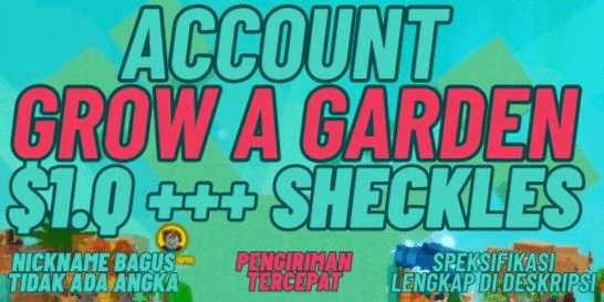 Gambar Product Akun Grow a Garden | 1Q Balance