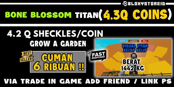 Gambar Product BONE BLOSSOM 4Q++++ VISUAL TITAN KELAP KELIP