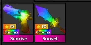 Gambar Product Chroma Sunset Set - Murder Mystery 2