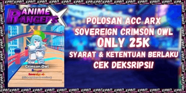 Gambar Product Acc Starter Crimson Owl Sovereign | Anime Ranger X