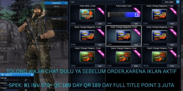 Gambar Product STAR 1 INVENTORY 570+ QC 189 DAY QR 189 DAY FULL TITLE POINT 3 MILLION PLAIN DATA [MUST CHAT FIRST]