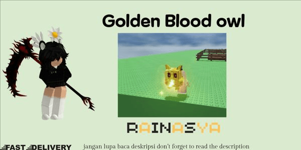 Gambar Product Golden blood owl