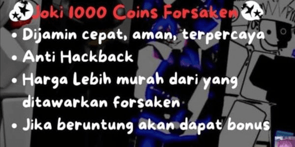 Gambar Product 1000 Coins Forsaken