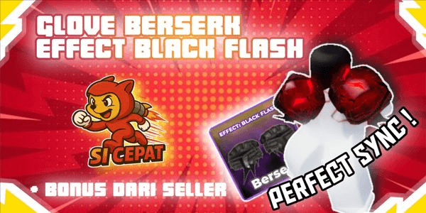 Gambar Product Glove Berserk Black Flash – untitled boxing game