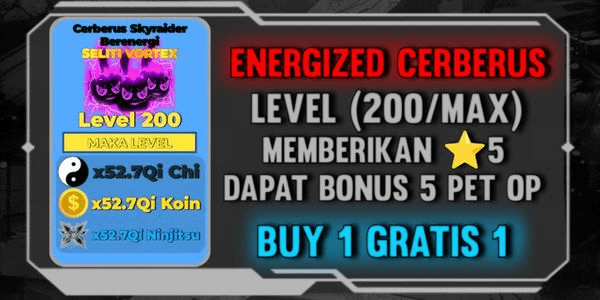 Gambar Product Ninja Legends - Energized Cerberus Level Max