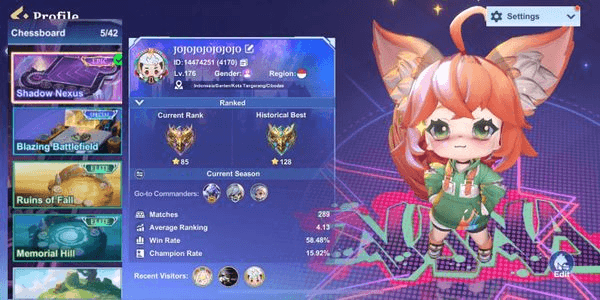 Gambar Product Cheap mcgg account | many commanders | ready to play & team up | 100% safe and guaranteed trustworthy