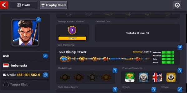 Gambar Product #5 Account 8BP 1 Max Rising Cue (Suitable for Beginners Who Want Max Cue)