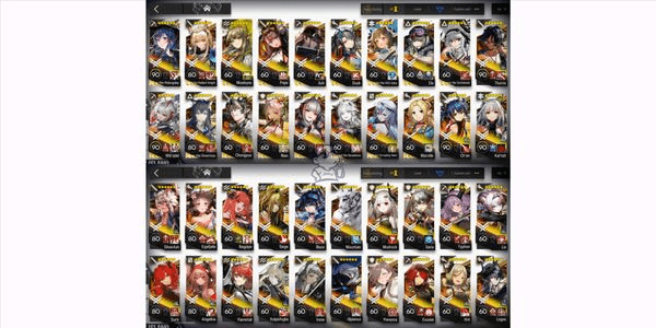 Gambar Product AK GLOBAL ENDGAME LV109, 17 LIMITED, 75*6, 327 TOTAL OPERATOR, 78 OUTFITS, COLLAB R6S, COLLAB DUNGEON MESHI, FULL SQUAD ABYSSAL HUNTER