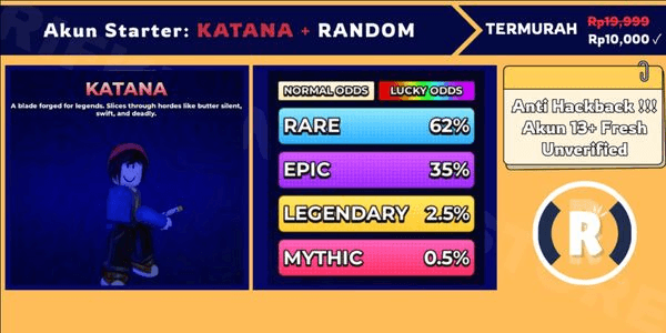Gambar Product Katana | Starter Account | Starter Account