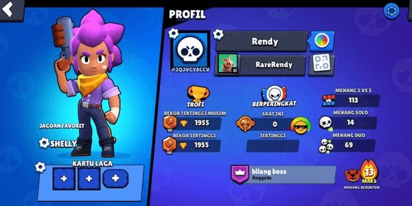 Gambar Product Super Cheap Brawl Stars Account!!