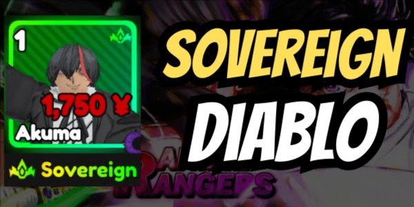 Gambar Product Akun Starter Anime Rangers X - Sovereign Diablo