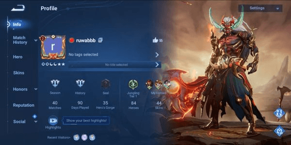 Gambar Product CHEAP & GUARANTEED SULTAN SKIN HOK ACCOUNT