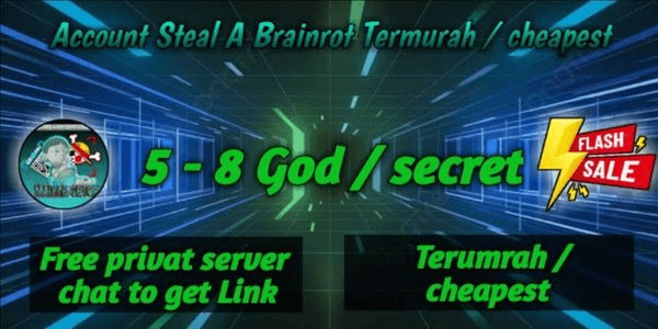 Gambar Product Akun Steal A Brainrot Cheapest