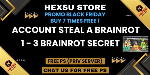 Gambar Product AKUN STARTER PACK| 1 SECRET | STEAL A BRAINROT