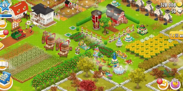 Gambar Product FARM HAY DAY LEVEL 49 BARN 705/775 SILO 184/600 GOOD DECORATION BER