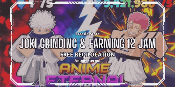 Gambar Product Grinding & Farming Boosting Service 12 Hours - Anime Eternal