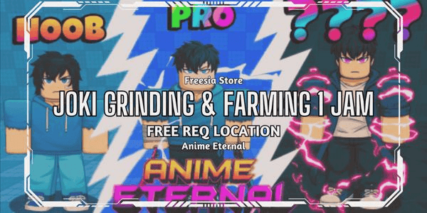 Gambar Product Jasa Joki Grinding & Farming 1 Jam - Anime Eternal