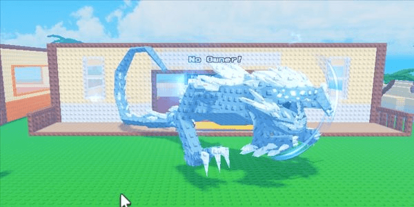 Gambar Product Glacier Wyrm (Event) | Steal A Fish!