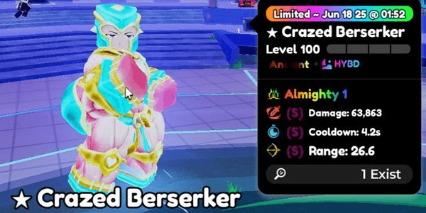 Gambar Product Crazed Berserker (Evo) Almighty