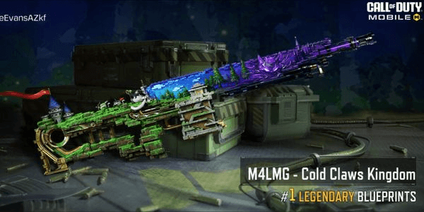 Gambar Product Call of Duty Mobile account plain Legend M4LMG