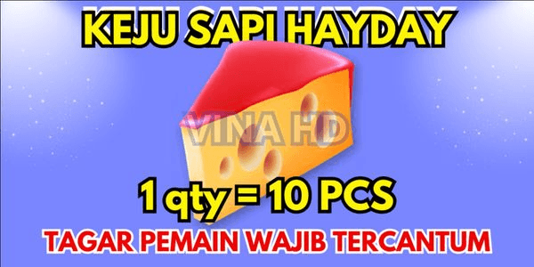 Gambar Product Cheese / Cheese Hay Day - 10pcs