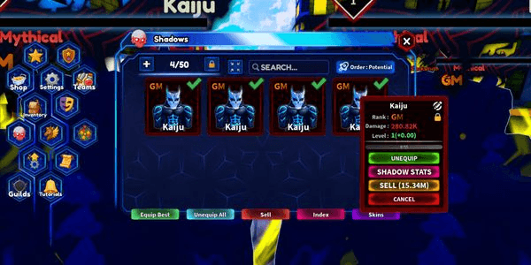 Gambar Product Akun Starter Arise Crossover [4 Kaiju GM (Kaiju 8)]