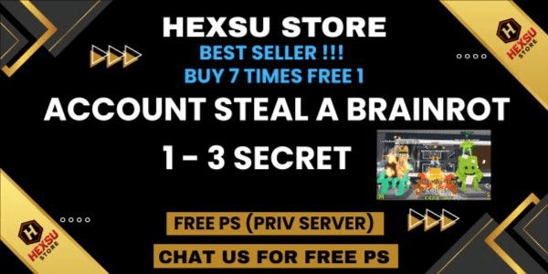 Gambar Product AKUN STARTER PACK| 1 SECRET | STEAL A BRAINROT