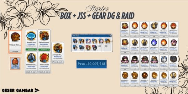 Gambar Product 2 Unique Hero Accounts Ready to Use [Read Description]