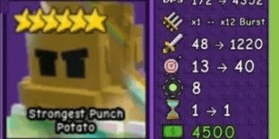 Gambar Product The Strongest Potato | Garden Tower Defense