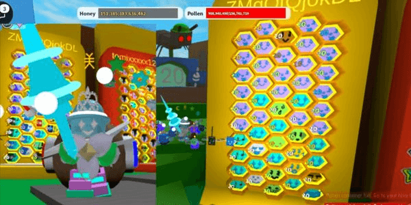 Gambar Product Akun Blue Hive End Game Bee Swarm Simulator