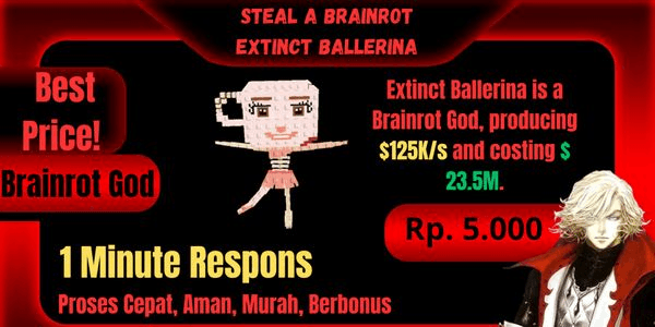 Gambar Product Extinct Ballerina |Brainrot God|