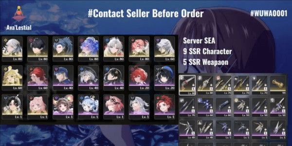 Gambar Product [14 SSR] JINHSI+SIGN, YINLIN+SIGN, JIYAN+SIGN, CANTARELLA, CARLOTTA, CHANGLI, CHALCARO, VERINA, JIANXIN, ENCORE + [ CHECK DESCRIPTION ] [ SEA ]