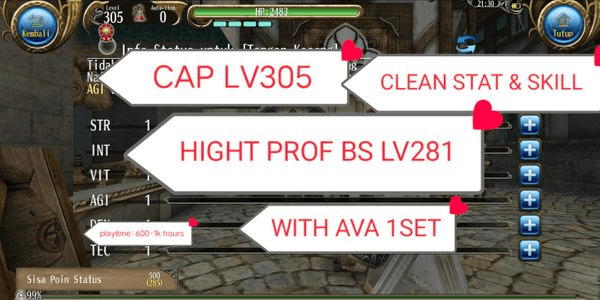 Gambar Product AKUN CAP 300 PLAIN