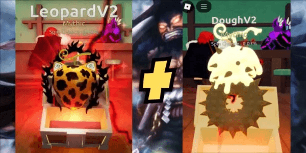 Akun Starter Fruit Battlegrounds - LeopardV2 + DoughV2