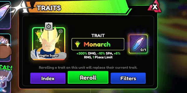 VEGETA MONARCH