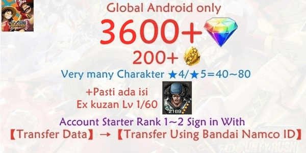 Gambar Product OPBR ONE PIECE Bounty Rush-3 Account