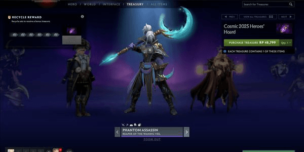 Gambar Product Phantom Assassin Persona Reaper of The Waning Veil Heroes Hoard Collector Cache 2025