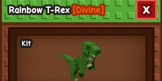 Gambar Product Rainbow Titanic T-Rex