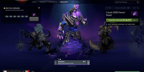 Gambar Product Enigma Graviton Blackguard Cosmic Heroes Hoard Collector Cache 2025